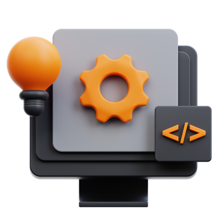 Gear and Bulb indicating maintenance