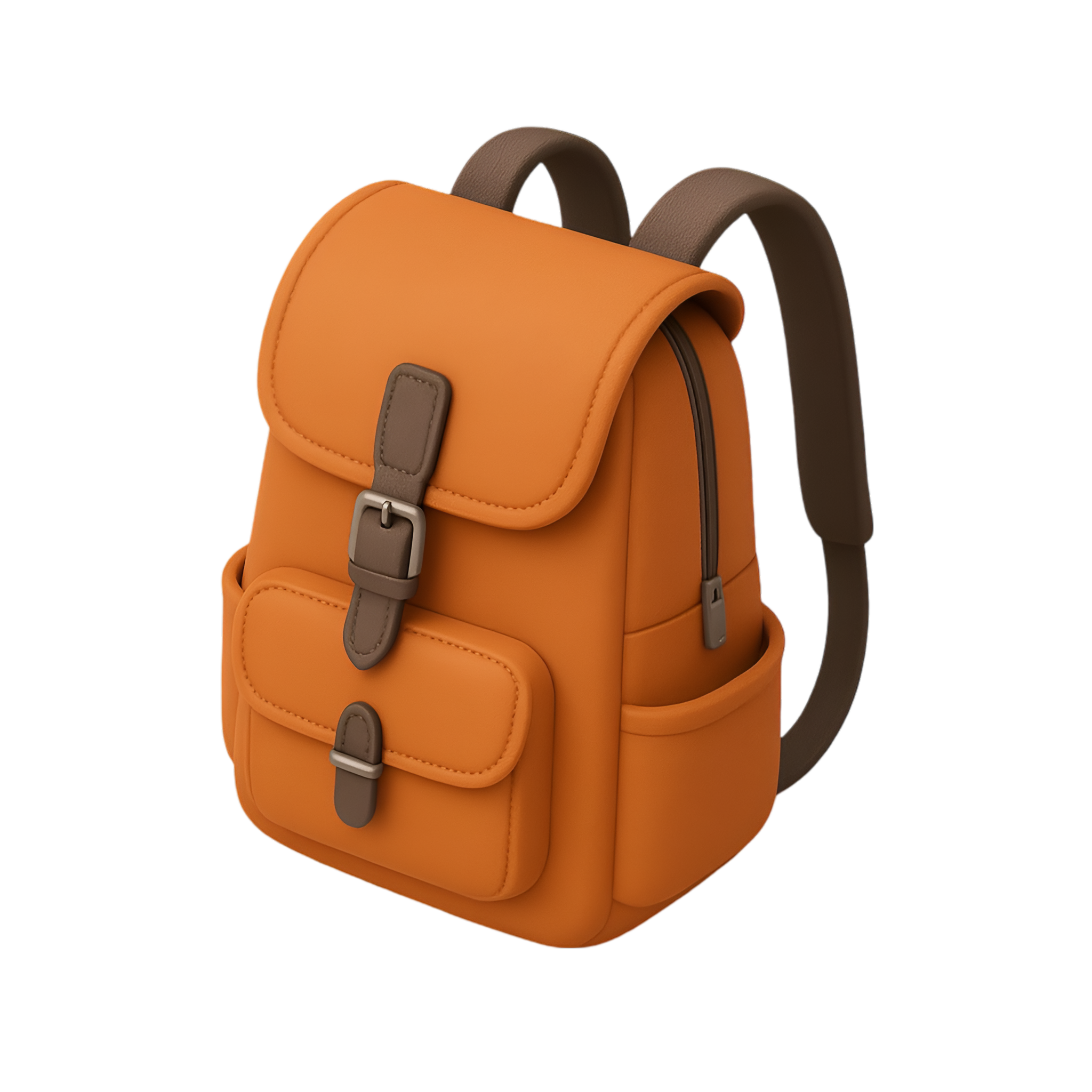 Orange backpack